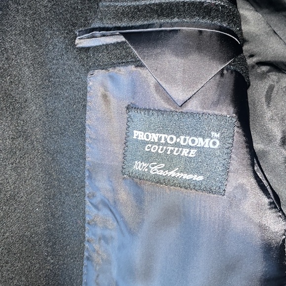 100% Italian Cashmere Blazer VEUC -Black 40S as measured listed as 37S - Picture 9 of 13